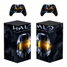 Виниловые наклейки на Xbox Series X и геймпад Microsoft Wireless Controller Halo игровая консоль Skin (PV6056)
