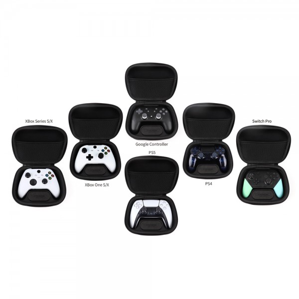 Захисний кейс-чохол DOBE для геймпада Microsoft Wireless Controller консолі Xbox Series X/S / Xbox One, контролера DualSense Sony PlayStation 5 (PS5/PS5 Digital Edition) / DualShock PS4, жорсткий футляр