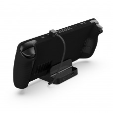 Зарядна док станція DOBE підставка для консолі Valve Steam Deck (OLED) + USB HUB (3 роз'єми USB-A) + Підтримка дротового (DualSense PS5/DualShock PS4/Controller Xbox/Switch Pro) та бездротового (2.4GHz USB-A ресивер) підключення геймпаду джойстика