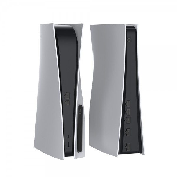 Пилозахисний комплект для роз'ємів ігрової консолі Sony PlayStation 5: PS5 / PS5 Slim / PS5 Pro (Disk Drive version/Digital Edition): Дев'ять пилозахистних силіконових заглушок + Щіточка + Тканина + Повітродувка
