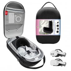 Захисна сумка-кейс JYS для перенесення VR шолома - окулярів віртуальної реальності Meta Oculus Quest 3 / 3S | Контролера Touch Plus | Зарядного пристроя / кабелів | Head Strap | Дорожній чохол