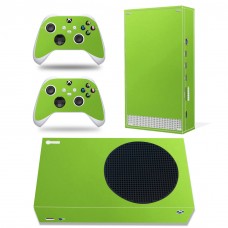 Виниловые наклейки на Xbox Series S и геймпад Microsoft Wireless Controller Green Carbon игровая консоль Skin (PV6006)