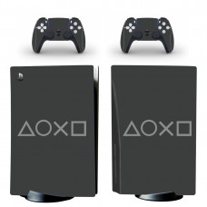 Виниловые наклейки на PS5 Disk Drive version и геймпад DualSense PS Logo Sony PlayStation 5 игровая консоль Skin (PV5067)