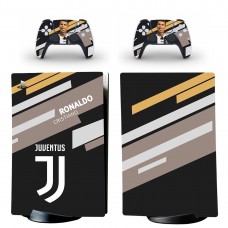 Виниловые наклейки на PS5 Digital Edition и геймпад DualSense Juventus Sony PlayStation 5 игровая консоль Skin (PV5018)