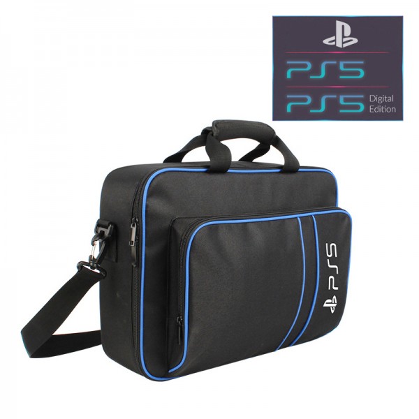Дорожная сумка-чехол для переноски консоли Sony PlayStation 5 (PS5 / PS5 Digital Edition) беспроводной геймпад DualSense / игровые приставки