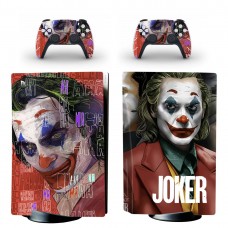 Виниловые наклейки на PS5 Disk Drive version и геймпад DualSense Joker Sony PlayStation 5 игровая консоль Skin (PV5062)
