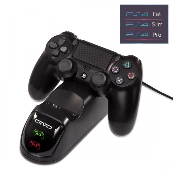 Двойная зарядная dock станция OIVO подставка для двух геймпадов DUALSHOCK 4 Sony PlayStation PS4 / PS4 SLIM / PS4 PRO c LED индикаторами статуса зарядки