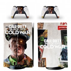 Виниловые наклейки на PS5 Digital Edition и геймпад DualSense Call of Duty: Black Ops Cold War Sony PlayStation 5 игровая консоль Skin (PV5010)
