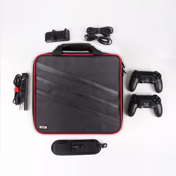 Многофункциональная дорожная сумка BUBM для переноски консоли PS4 PRO / PS4 Slim / игровые приставки Playstation 3,4 водонепроницаемый материал