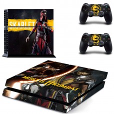 Виниловые наклейки на PS4 и Dualshock Mortal Kombat 11 Sony PlayStation 4 Custom Skin Playsole Games (PG208)