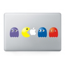 Виниловые наклейки стикеры на Apple MacBook Pac-Man Custom Skin Playsole Vinyls (PV906)