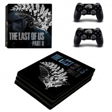 Виниловые наклейки на PS4 PRO и Dualshock Last of Us 2 Sony PlayStation 4 Pro Custom Skin Playsole Vinyls (PV1005)