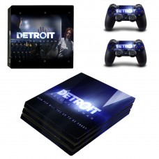 Виниловые наклейки на PS4 PRO и Dualshock Detroit Sony PlayStation 4 Custom Skin Playsole Games (PG022)