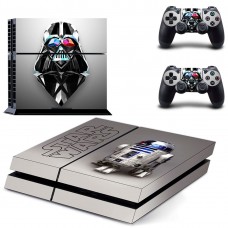 Виниловые наклейки на PS4 и Dualshock Star Wars Sony PlayStation 4 Custom Skin Playsole Games (PG215)