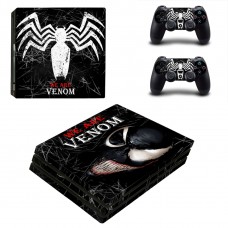 Виниловые наклейки на PS4 PRO и Dualshock Venom Sony PlayStation 4 Custom Skin Playsole Games (PG006)