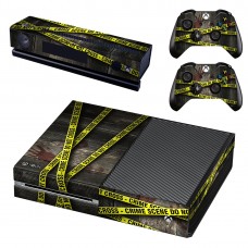 Виниловые наклейки на Xbox One и Gamepad Do not cross Custom Skin Playsole Games (PG507)