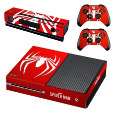 Виниловые наклейки на Xbox One и Gamepad Spider-Man Custom Skin Playsole Games (PG505)