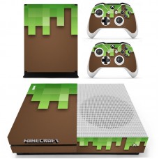 Виниловые наклейки на Xbox One S и Gamepad Minecraft Custom Skin Playsole Games (PG410)
