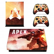 Виниловые наклейки на Xbox One X и Gamepad Apex Legends Custom Skin Playsole Games (PG306)