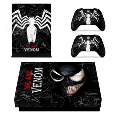 Виниловые наклейки на Xbox One X и Gamepad Venom Custom Skin Playsole Games (PG301)