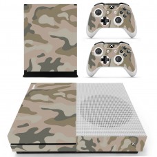 Виниловые наклейки на Xbox One S и Gamepad Камуфляж Custom Skin Playsole Games (PG405)
